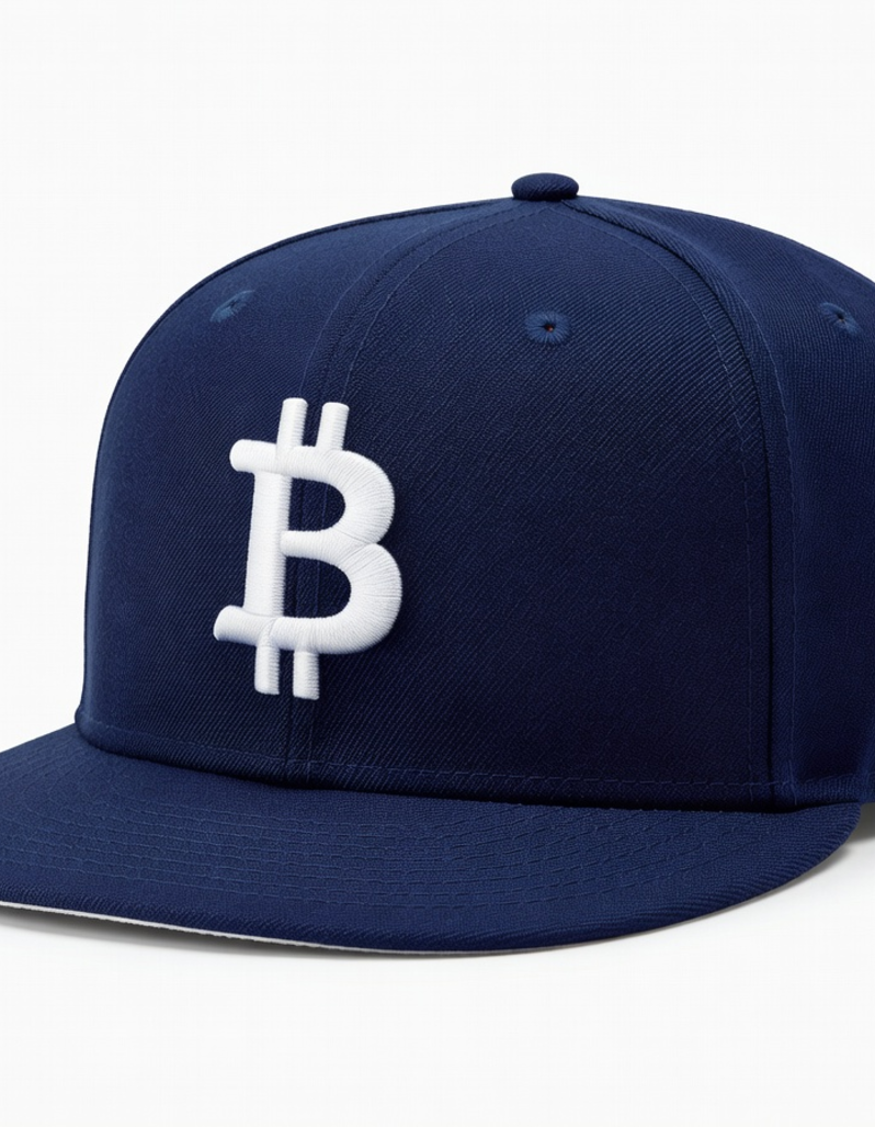 NY Yankees Bitcoin fitted cap