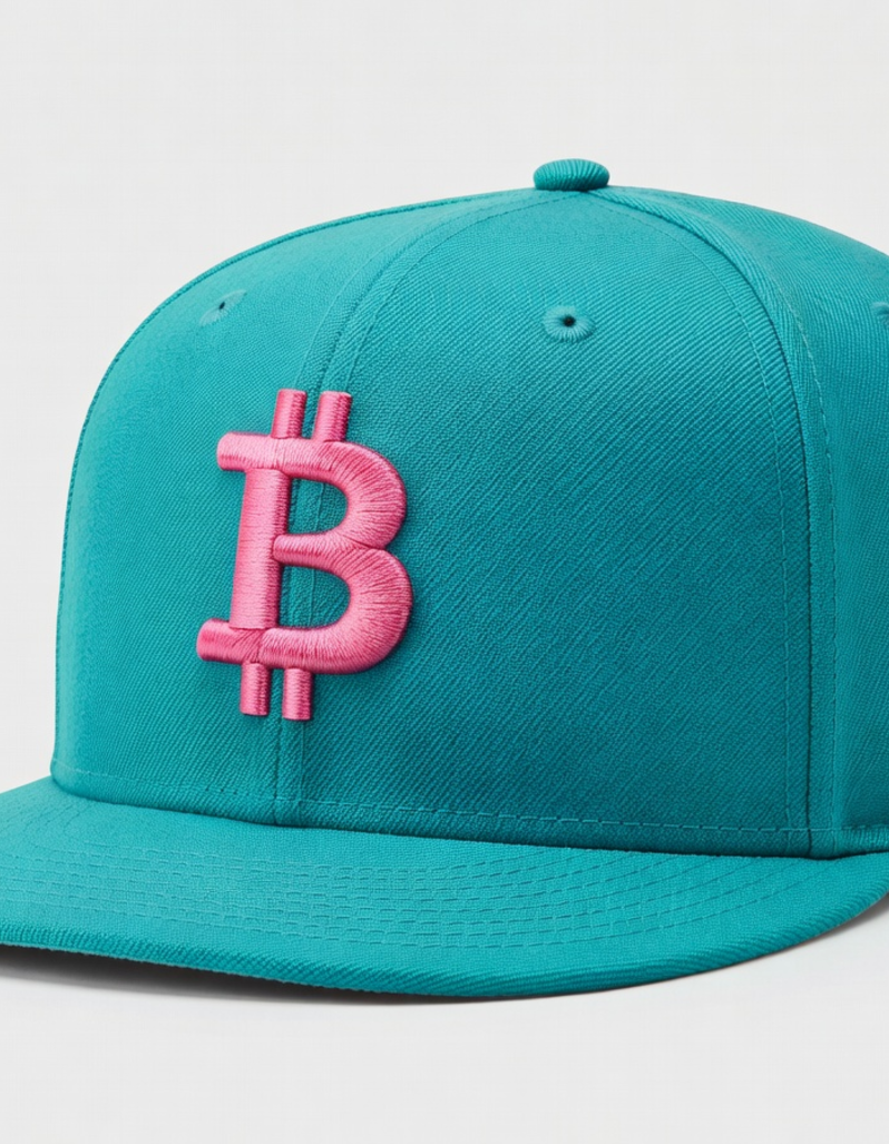San Diego (Teal) Bitcoin fitted cap